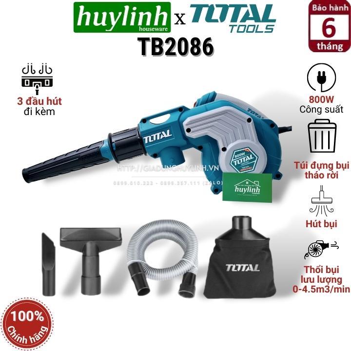 Máy thổi bụi và hút bụi Total TB2086 - Công suất 800W