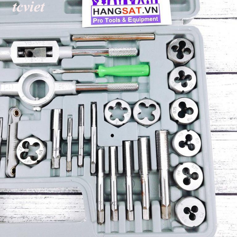 BỘ TA RÔ, BÀN REN 40 CHI TIẾT XANH