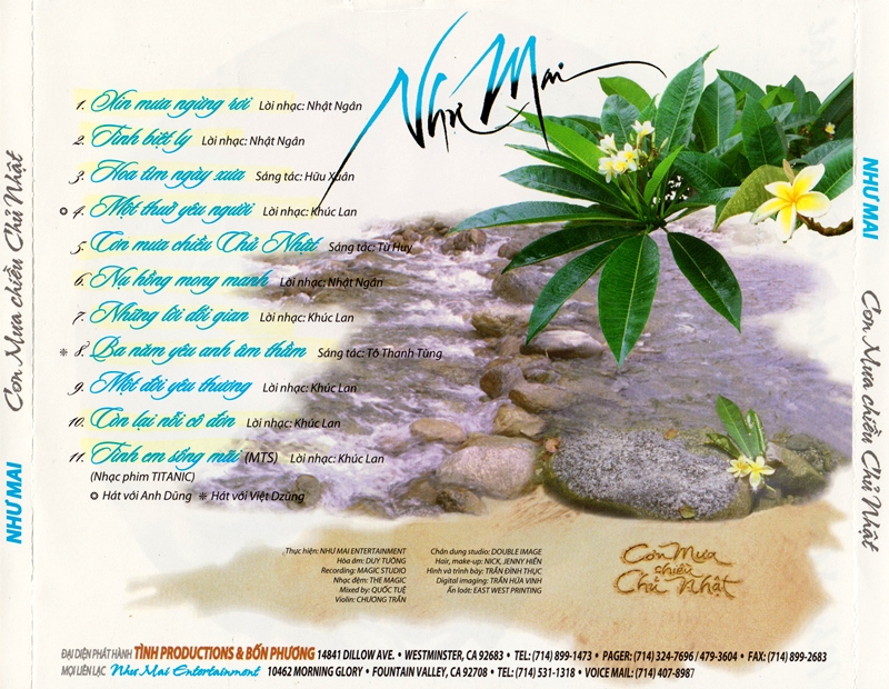 bộ 5 cd nhạc như mai 2