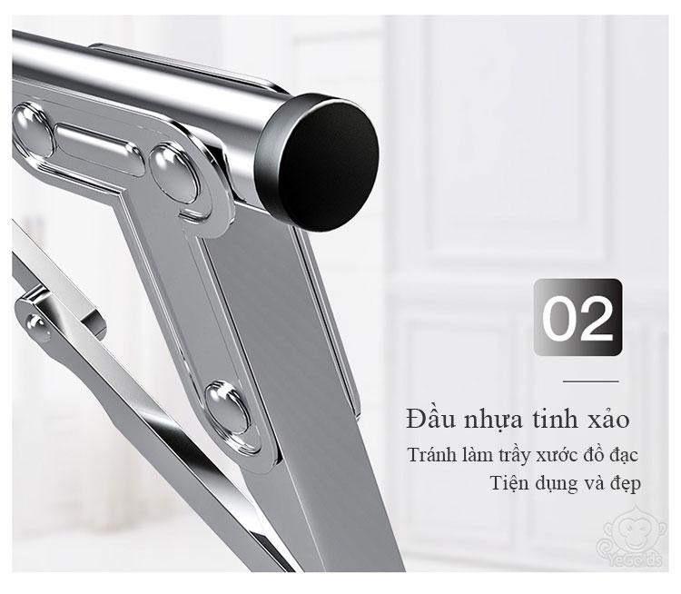 Sào Phơi Đồ X gấp Lớn 1,5-2,4m INOX - Worldmart