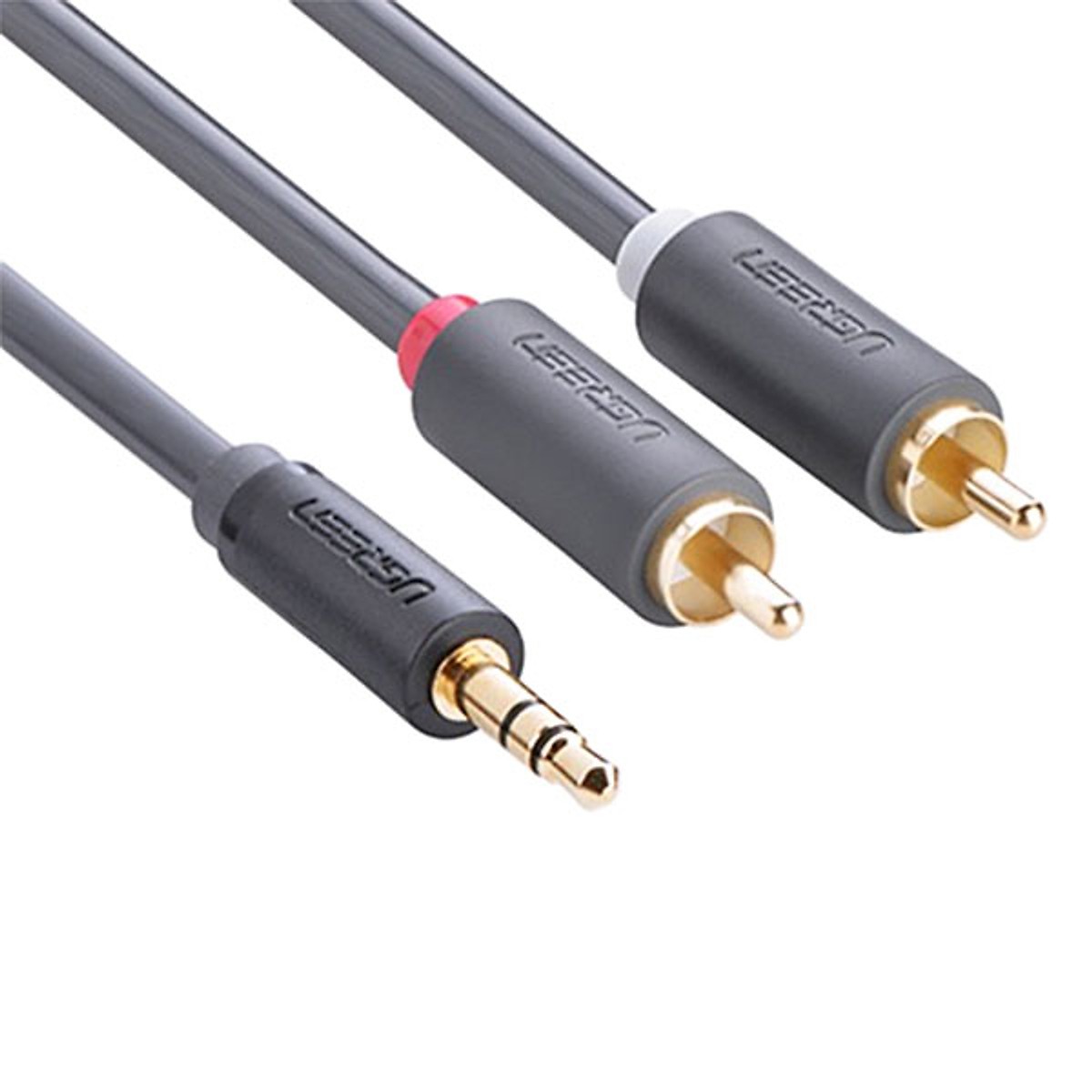Genuine Ugreen 10513 3.5mm to 2 Rca Audio Cable 5m Long