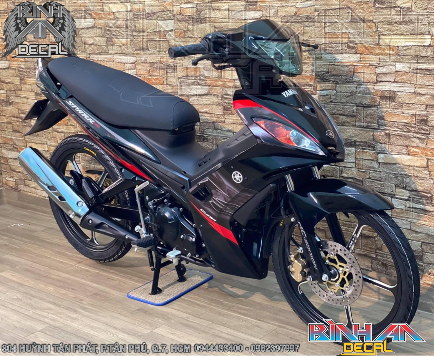 tem rời EXCITER 2010 - Đen