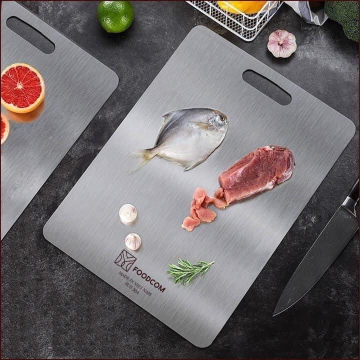 Thớt inox kháng khuẩn Foodcom - FC005