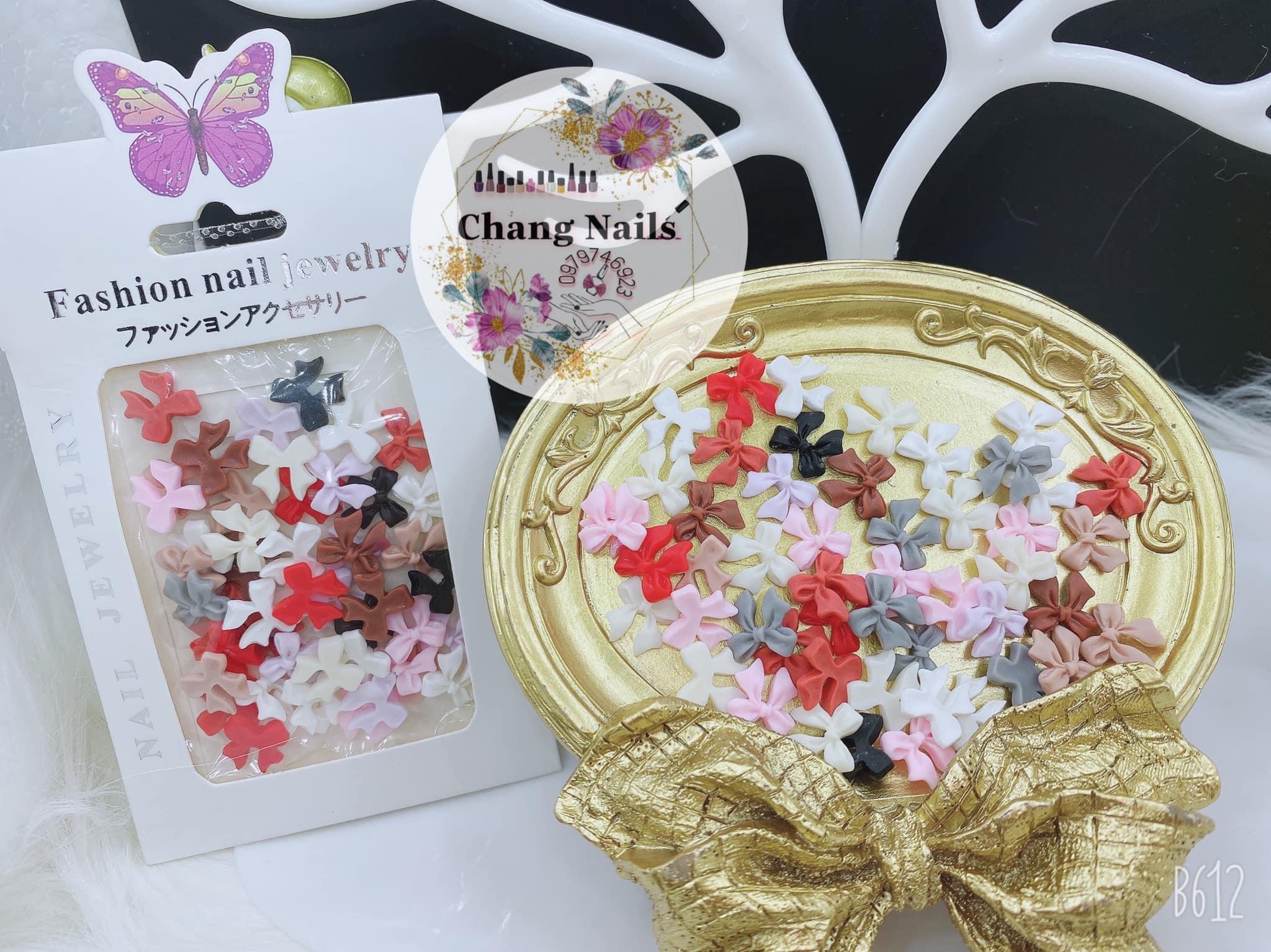 Set nơ trang trí móng đủ màu 2