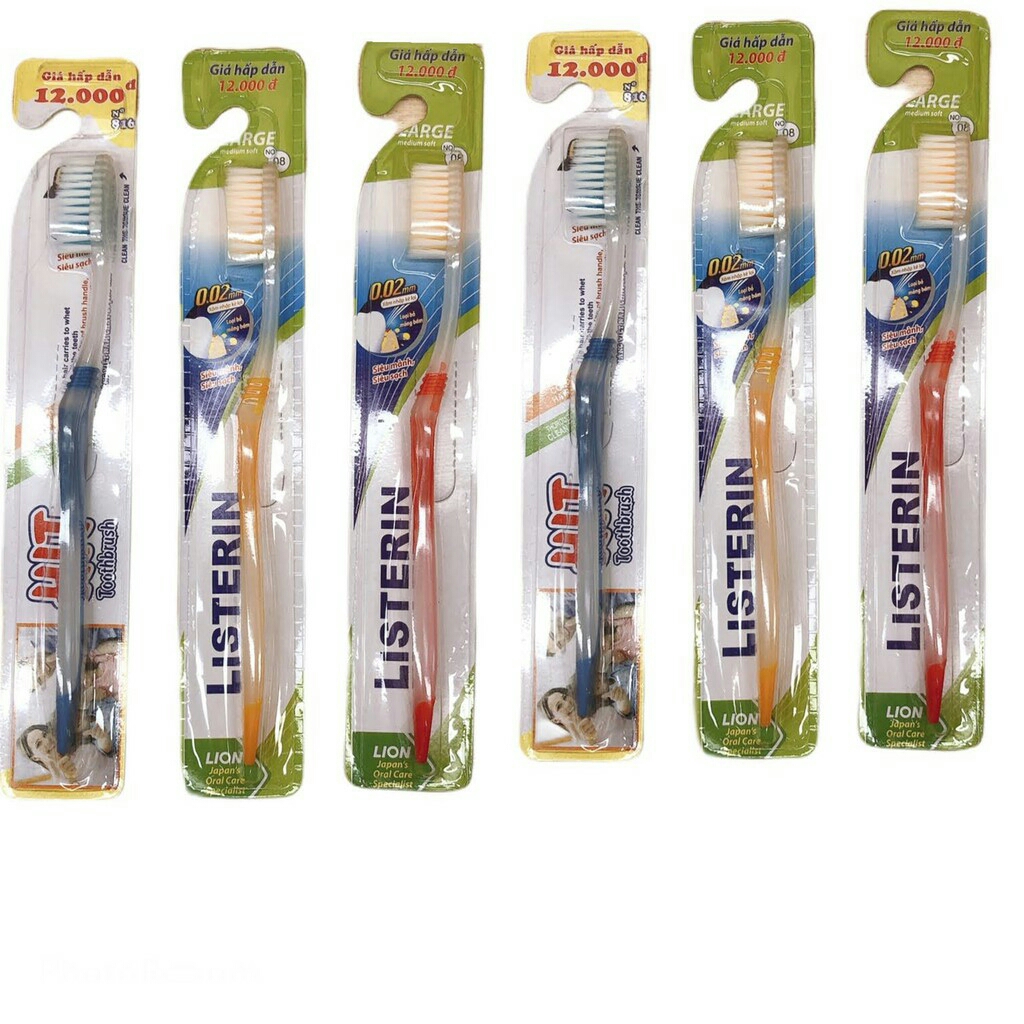 Combo 10 cây bàn chải đánh răng hit nhiều màu - 816