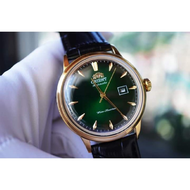Nơi bán Đồng hồ nam Orie Bambino Gen 1 FAC00002W0 mặt xanh viền vàng hồng case 40.5mm. 3atm