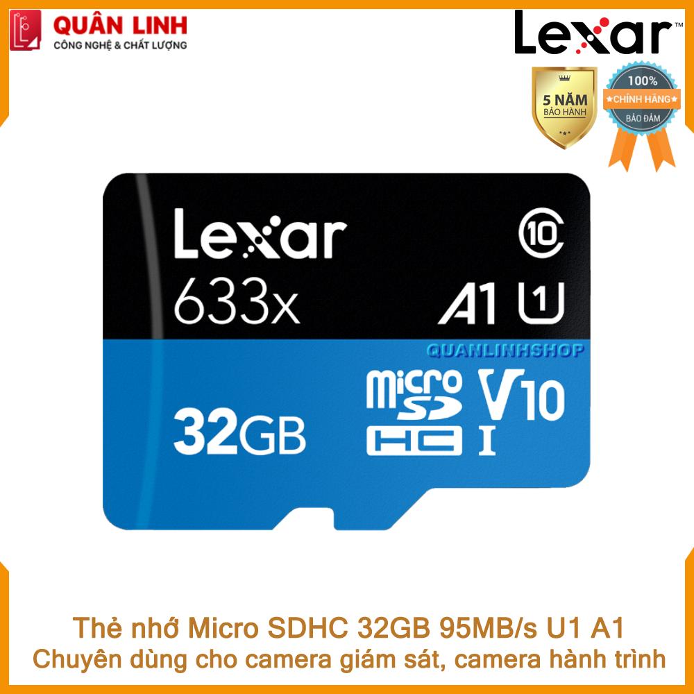 Thẻ nhớ Micro SD 32GB 95MB/s A1 V10 U1 Lexar