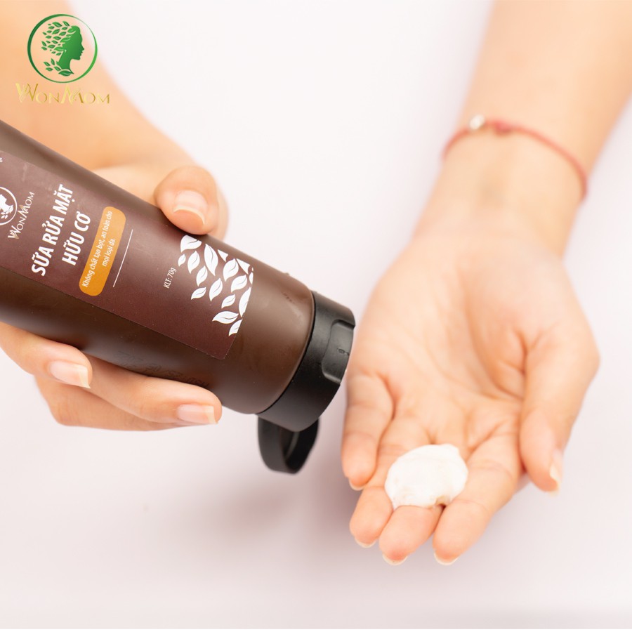 Bộ da đẹp tóc đen, nuôi dưỡng da đẹp, tóc xinh Wonmom (1 sữa rửa mặt + 1 dầu gội cốt bồ kết)
