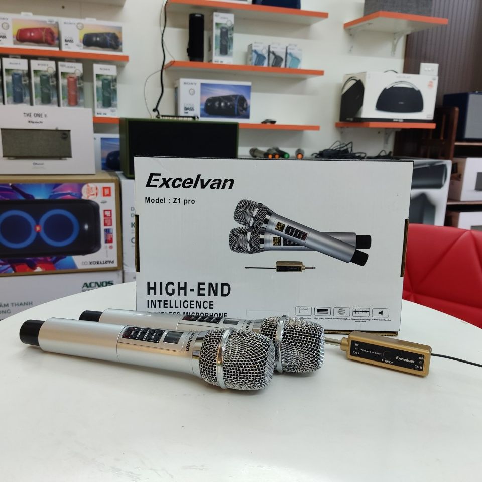 Micro Karaoke không dây Excelvan Z1 Pro, bảo hành 6 tháng
