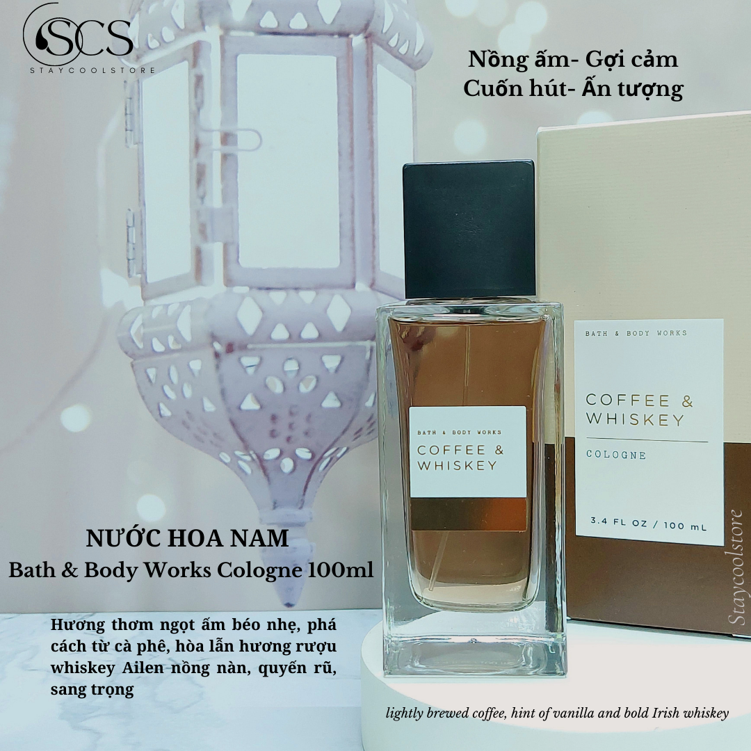 [Bill Mỹ- Đủ Mùi] Nước hoa nam giới Bath & Body Works Eau De Cologne 100ml