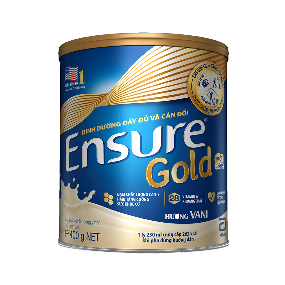 Sữa bột Ensure Gold Hương Vani 400g