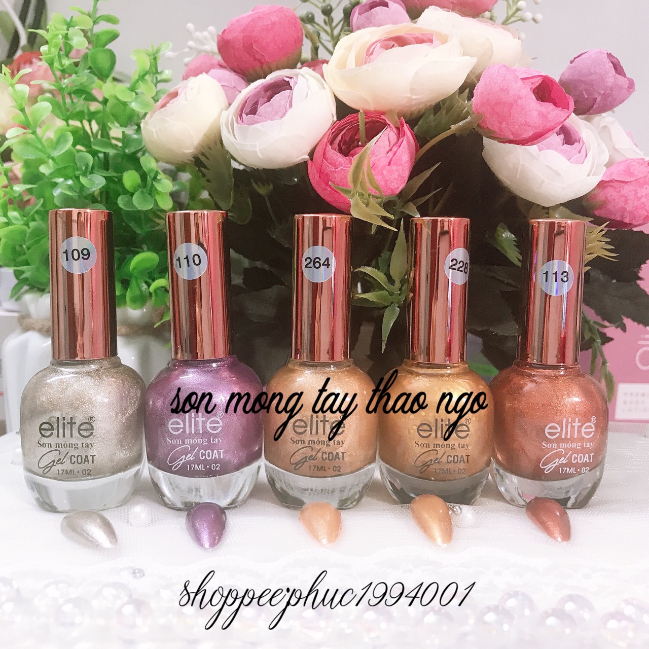 Sơn móng tay Gel lạnh Elite 17ml