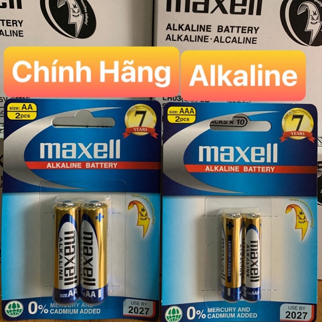 [HCM]Combo5 vỉ Pin 2a 3a maxell alkaline. Pin tiểu pin đũa cam kết sản phẩm đúng mô tả chất lượng đảm bảo an toàn đến sức khỏe người sử dụng