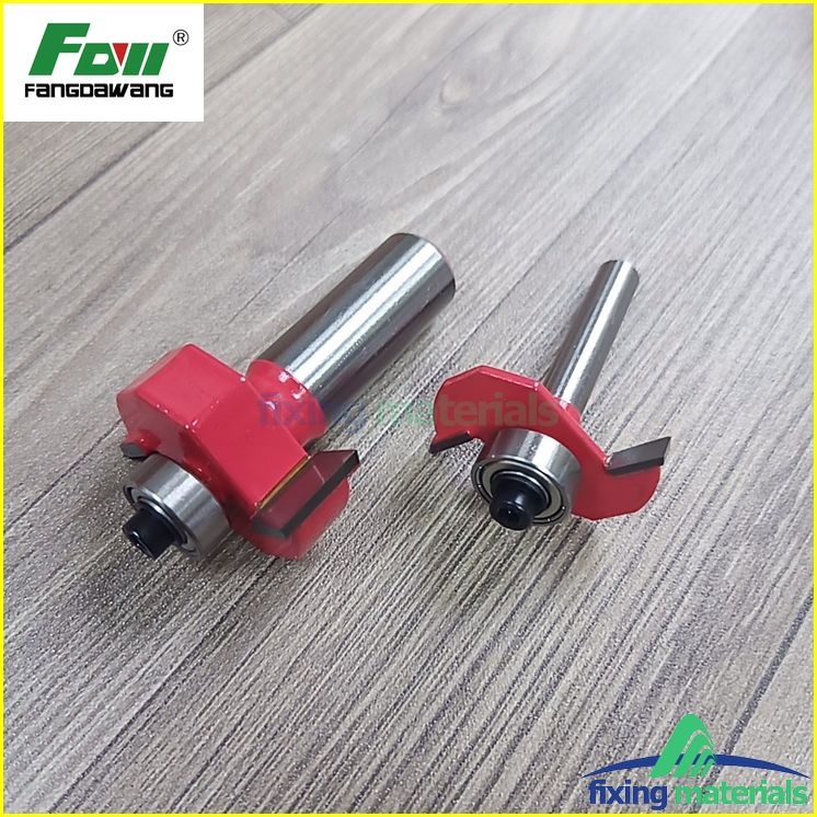 Mũi phay gỗ cuốc rãnh 2 cánh, cốt 6.35mm - 12.7mm (Mũi router, mũi soi gỗ)