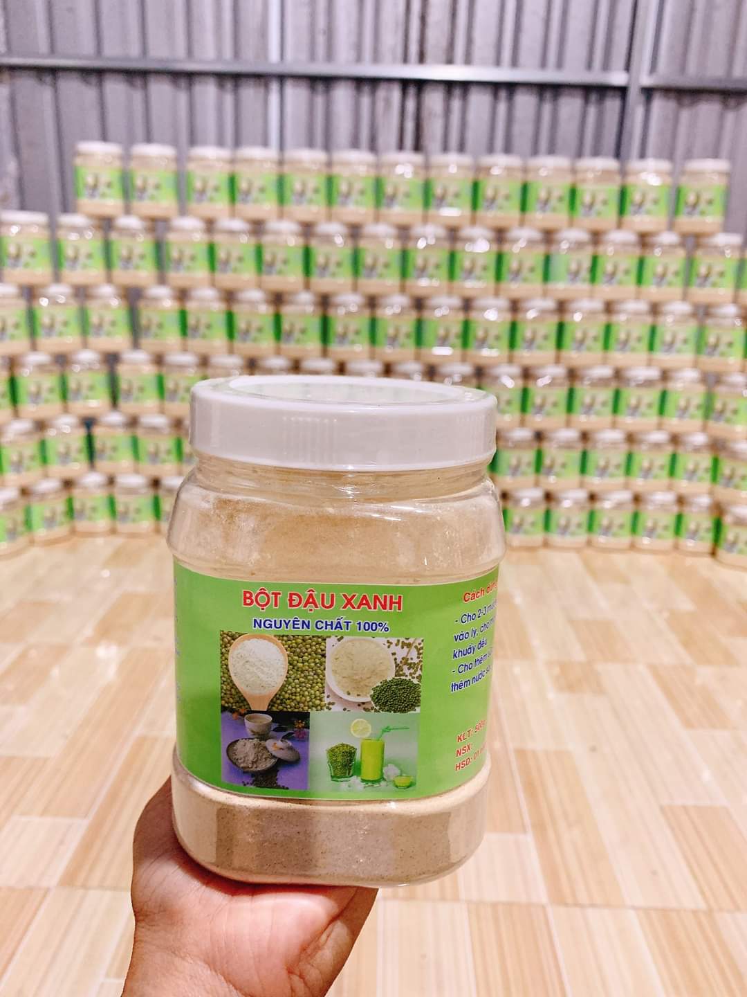 (Freeship) Bột đậu xanh nguyên chất hủ 500gr