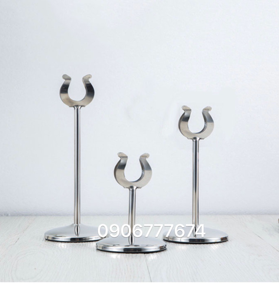 CÂY MENU ĐỨNG / CÂY KẸP BÀN INOX