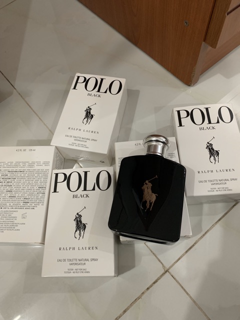 [HCM]Nước hoa tester polo black 125ml (hộp như hình)