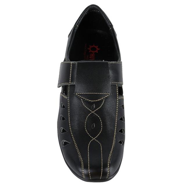Giày rọ nam  da bò màu đen TH7784