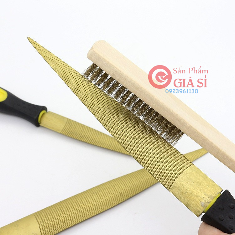 Dũa Bán Nguyệt 8 Inch-Màu Vàng
