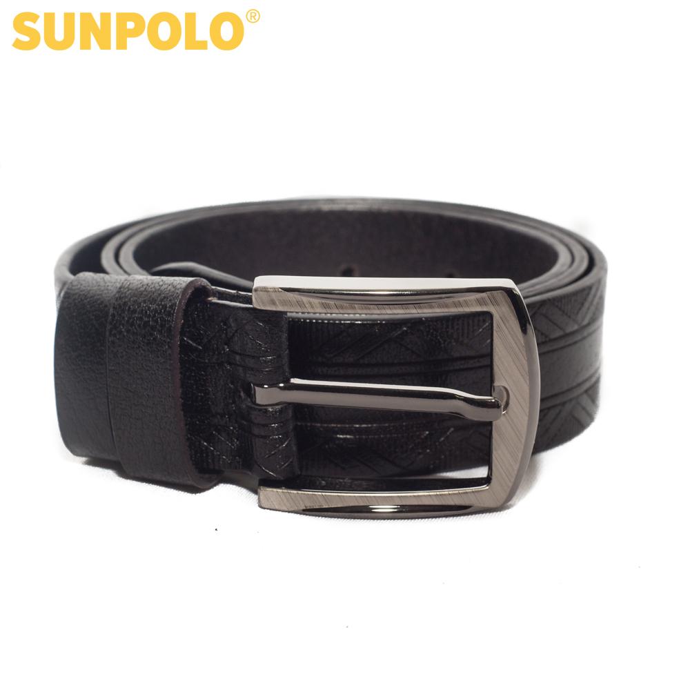 Thắt lưng nam da bò sunpolo bs31dn