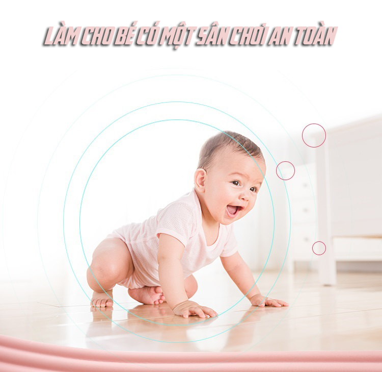 Miếng Dán Cao Su Bọc Cạnh Bàn Bảo Vệ Bé 8cm x 2m