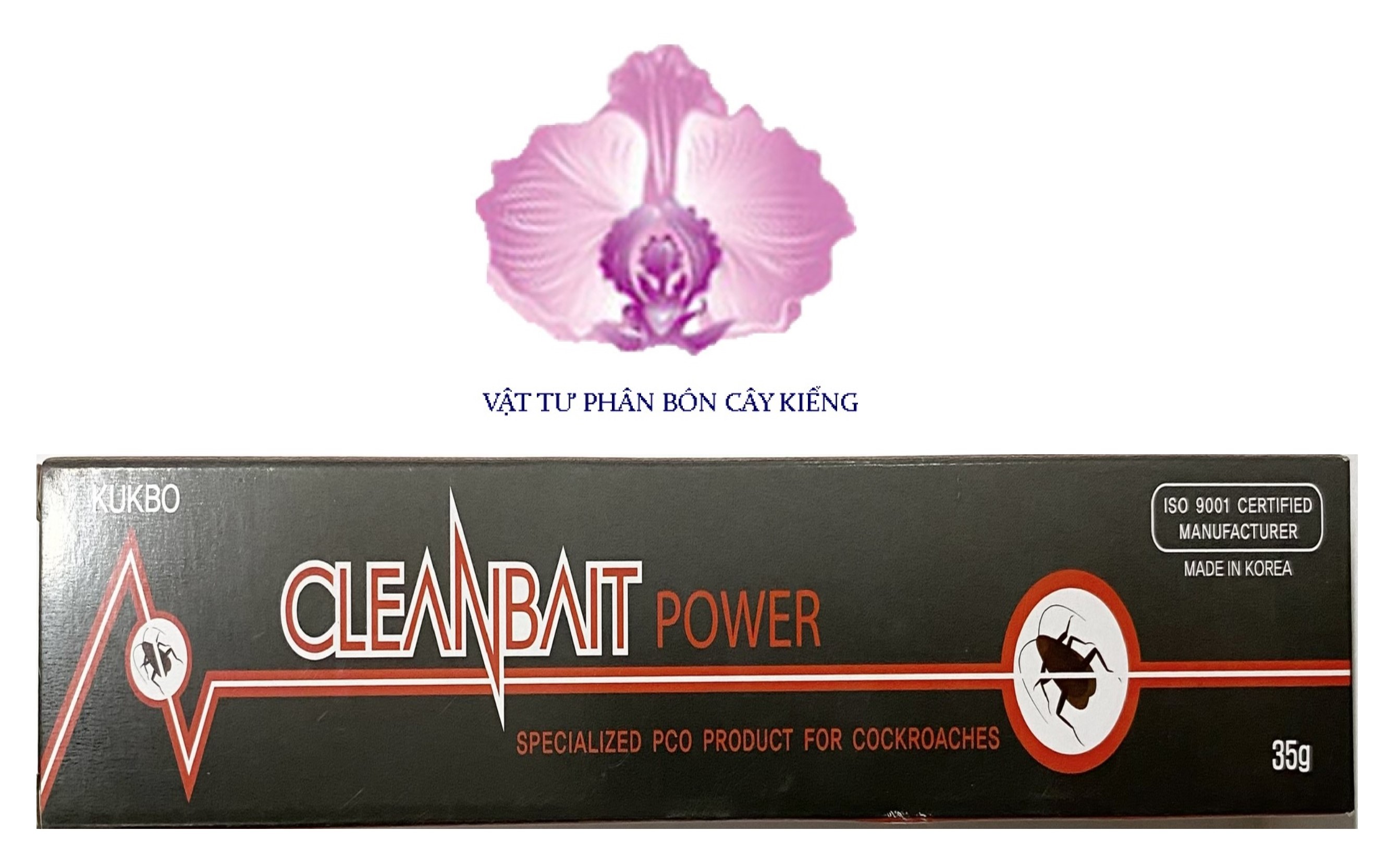 Cleanbait power - diệt côn trùng hàn quốc - #029b# 35g
