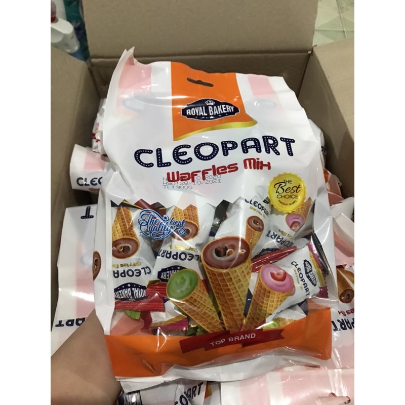 [HCM - SẴN] Bánh ốc quế MIX VỊ 300g - SIÊU NGON
