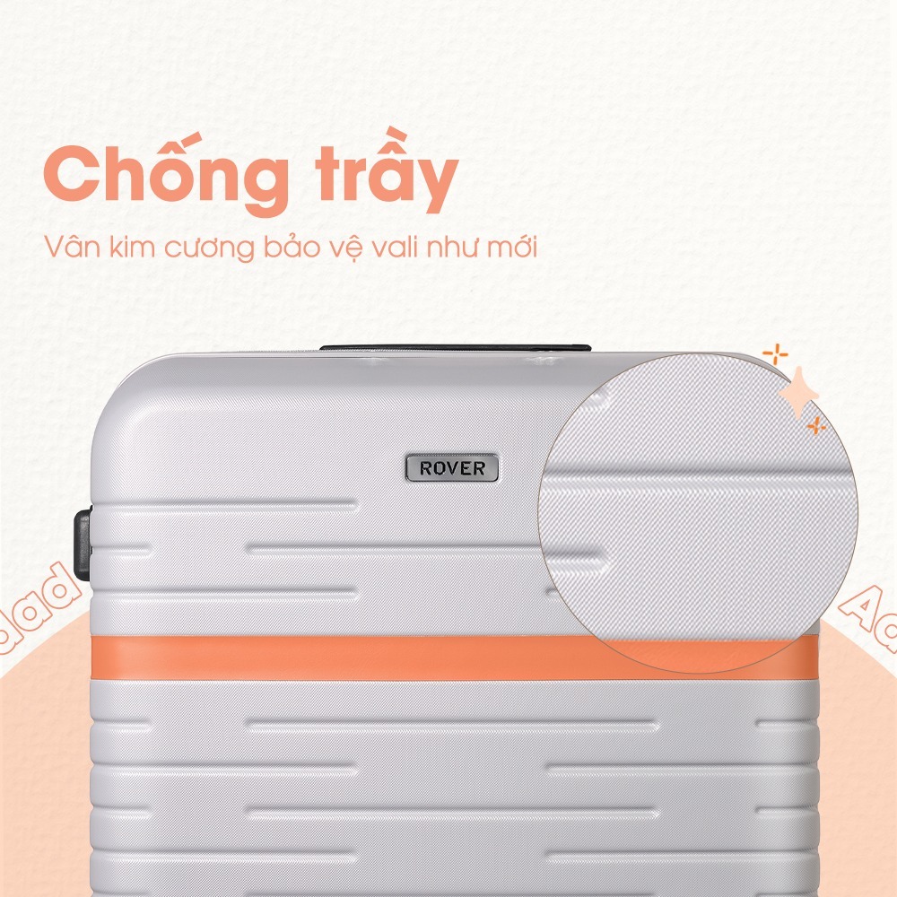 Vali kéo du lịch ROVER Ada - Size Ký Gửi (Size 24)