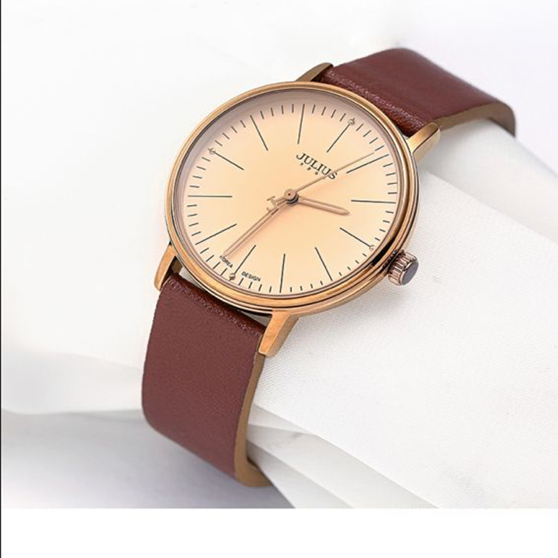 Đồng hồ nữ julius ja-814 dây da