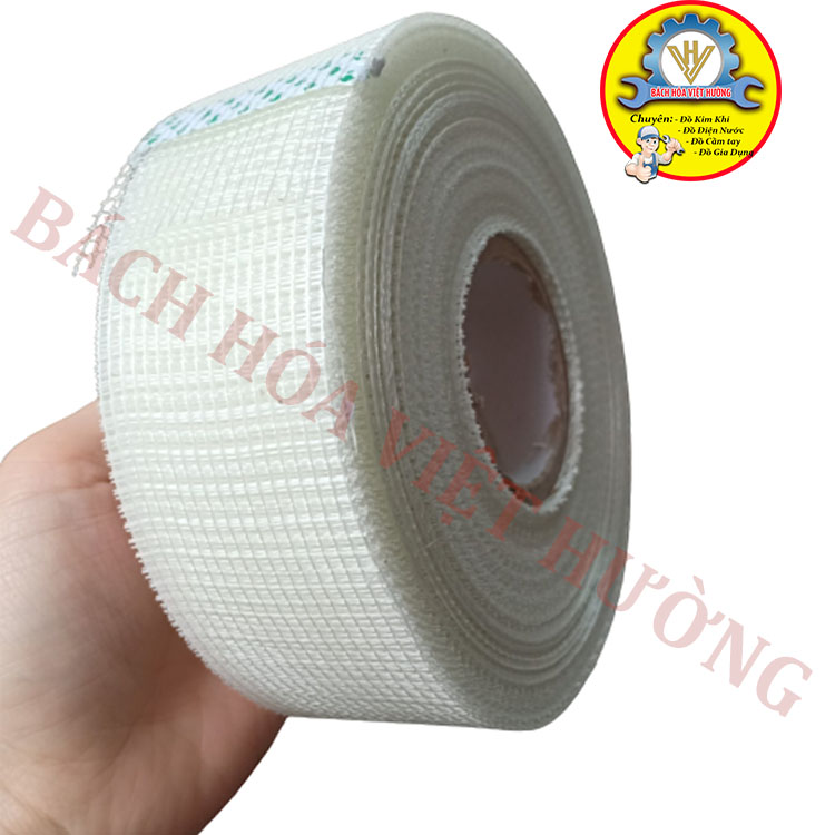 Băng dính lưới thạch cao 5cmx90m giá rẻ, dùng để lót chậu lan tránh rơi giá thể