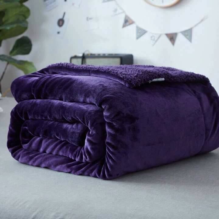 Chăn lông cừu ultimate, chăn lông cừu tuyết siêu mềm mịn, siêu ấm2mx2m3