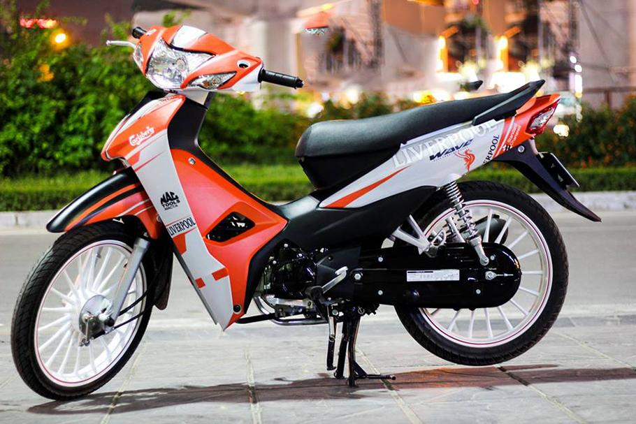 Wave 125 sắc cam đầy cá tính và chất chơi của biker Việt  2banhvn