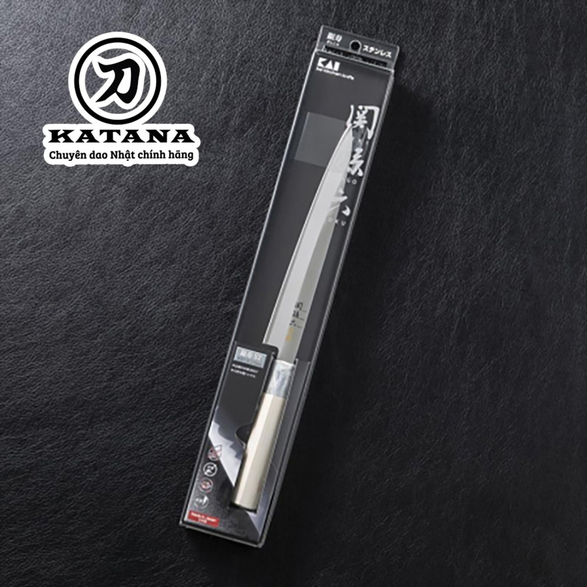 Dao bếp Nhật cao cấp KAI Ginju Sashimi tay trái (210mm)