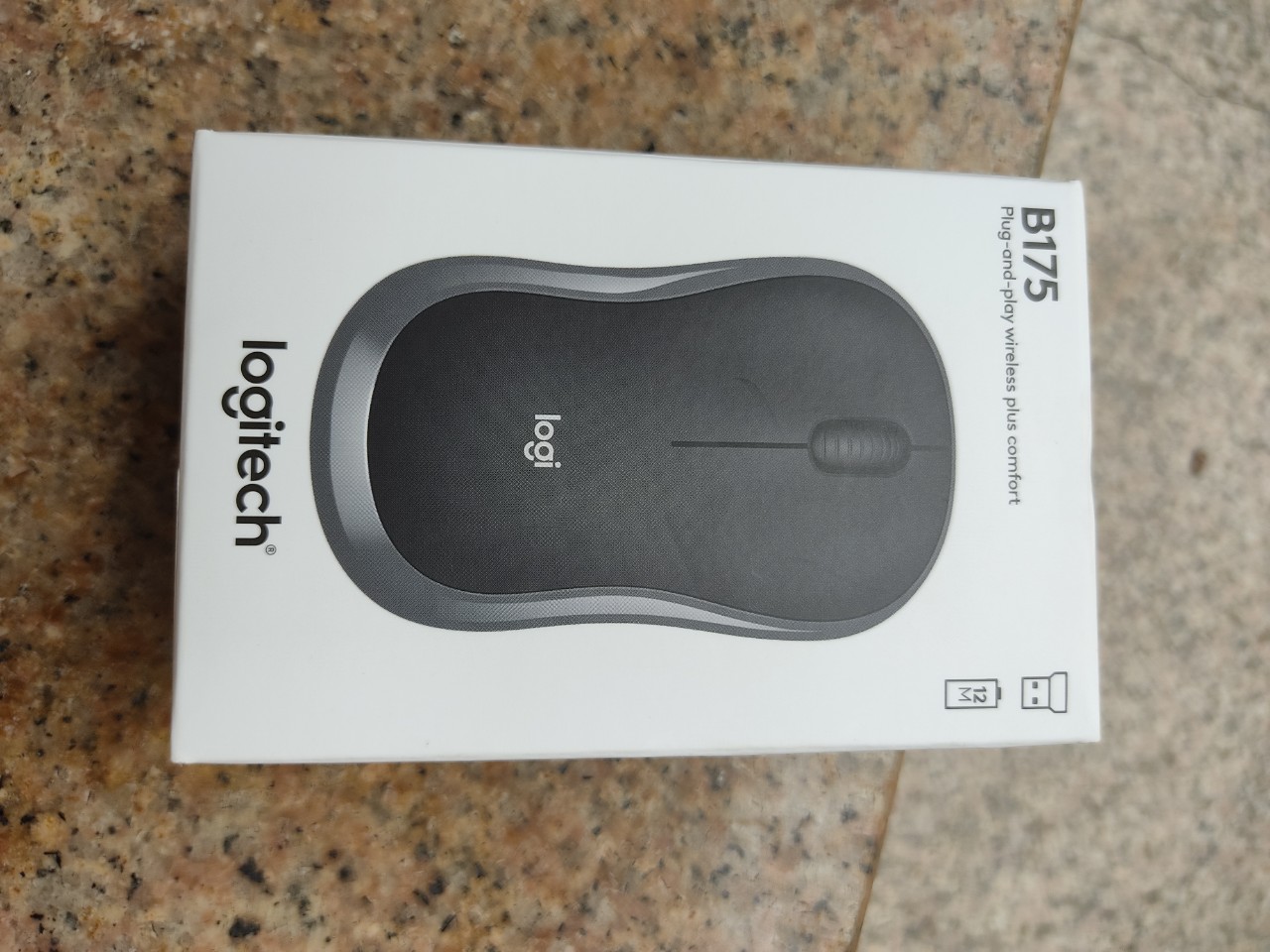 Chuột không dây Logitech B175 (Đen) ( Chính Hãng)