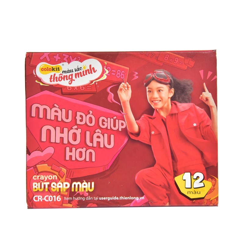 Sáp 12 màu Colokit CR-C016