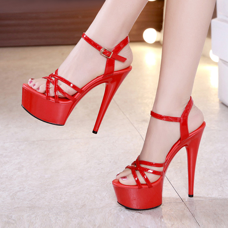 Xăng đan, Sandals, Giày Cao Gót , Giày Catwalk Cao 15cm