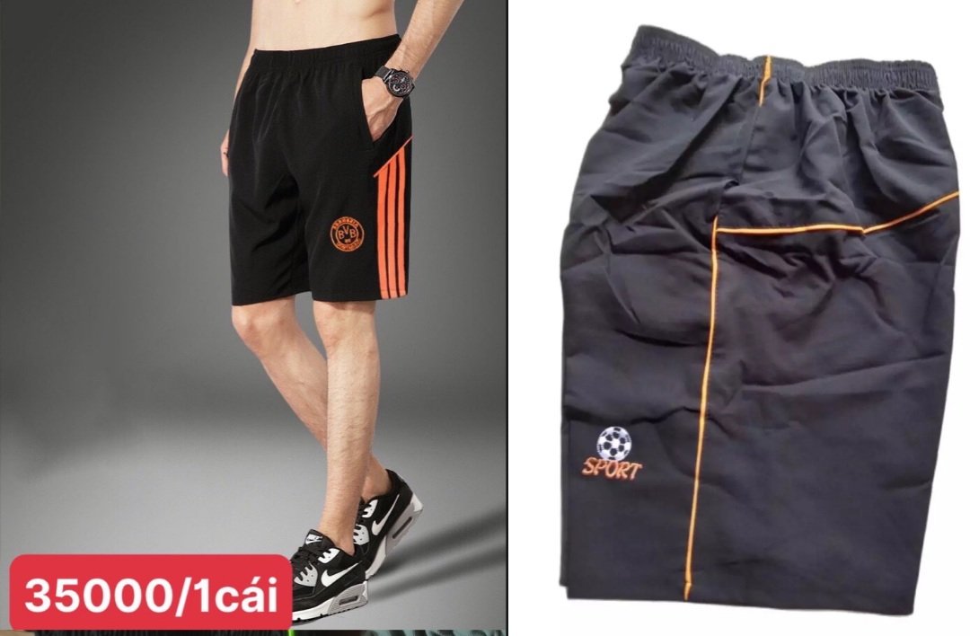 QUẦN ĐÙI SHORT NAM DÙ GIÓ CÓ CO GIÃN NHẸ COMBO 3 CÁI 100K (CÓ SIZE ĐẠI CỒ )