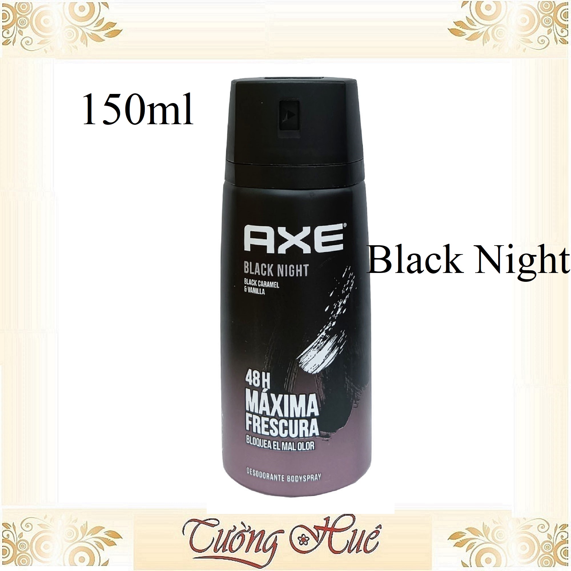Xịt Khử Mùi Nam Axe For Men Body Spray Black Night - 150ml
