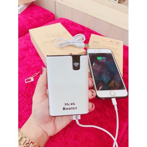 Bộ phát wifi từ sim 3G 4G có pin dự phòng 7800 MAH