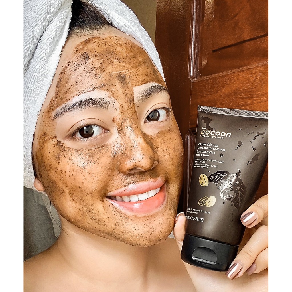 CÀ PHÊ ĐẮK LẮK Làm Sạch Da Chết Mặt COCOON 150ml