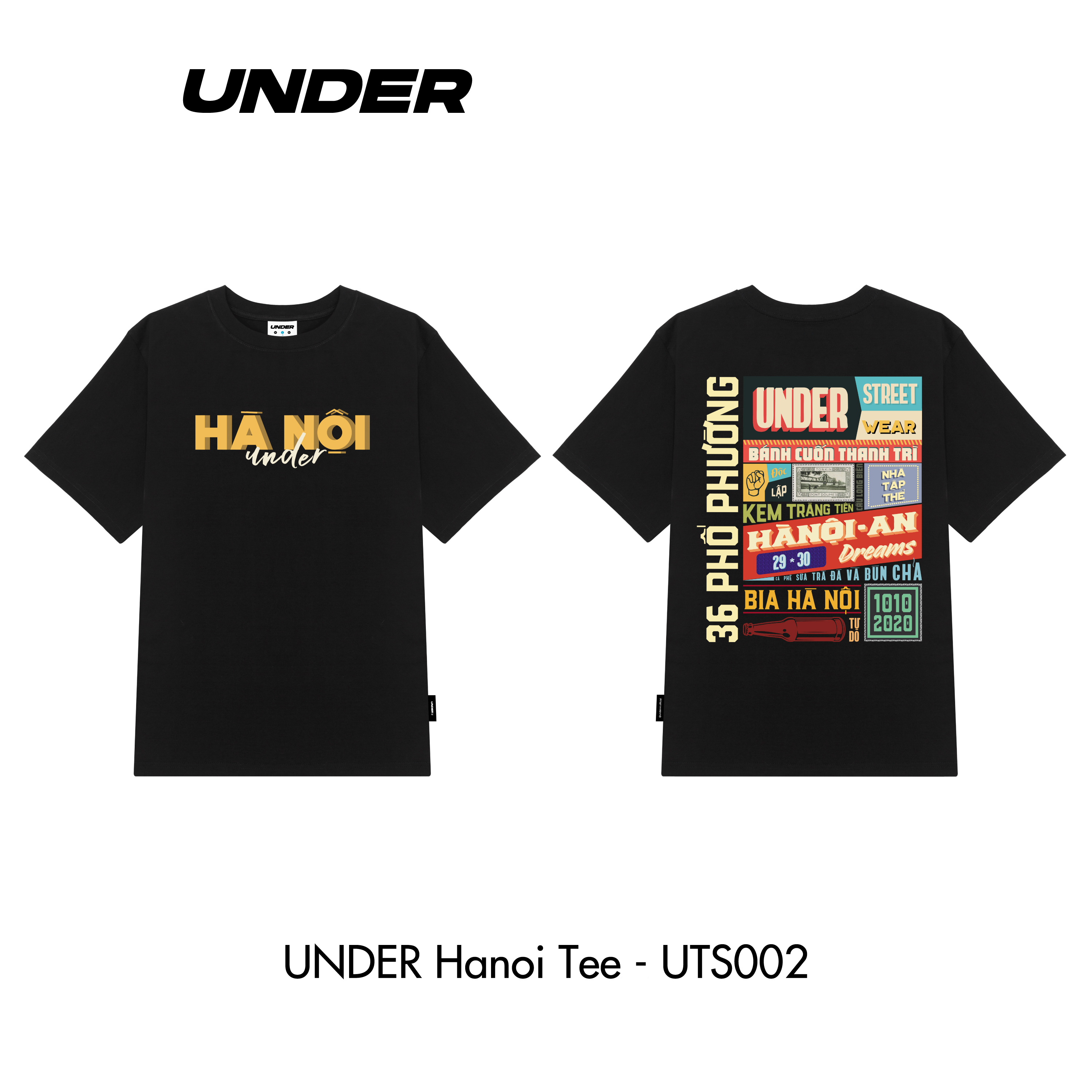 Áo thun UNDER Hà Nội 36 Phố Phường - UTS002