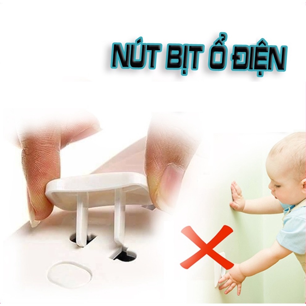 Bộ 10 nút bịt ổ điện an toàn cho bé