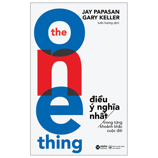 Fahasa - the one thing - điều ý nghĩa nhất