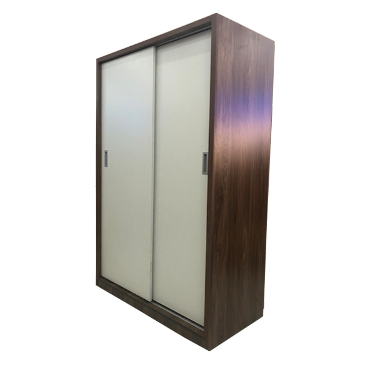 Tủ Áo Cửa Lùa 1m2 Gỗ MDF Melamine Cánh Trắng