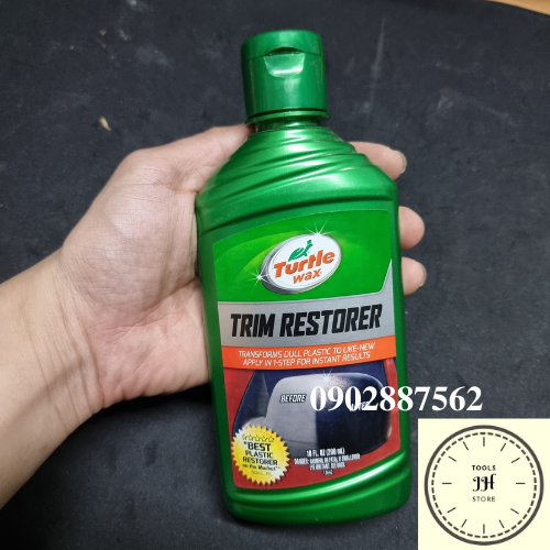 Phục hồi làm đen nhựa Turtle Wax trim restorer 296ml