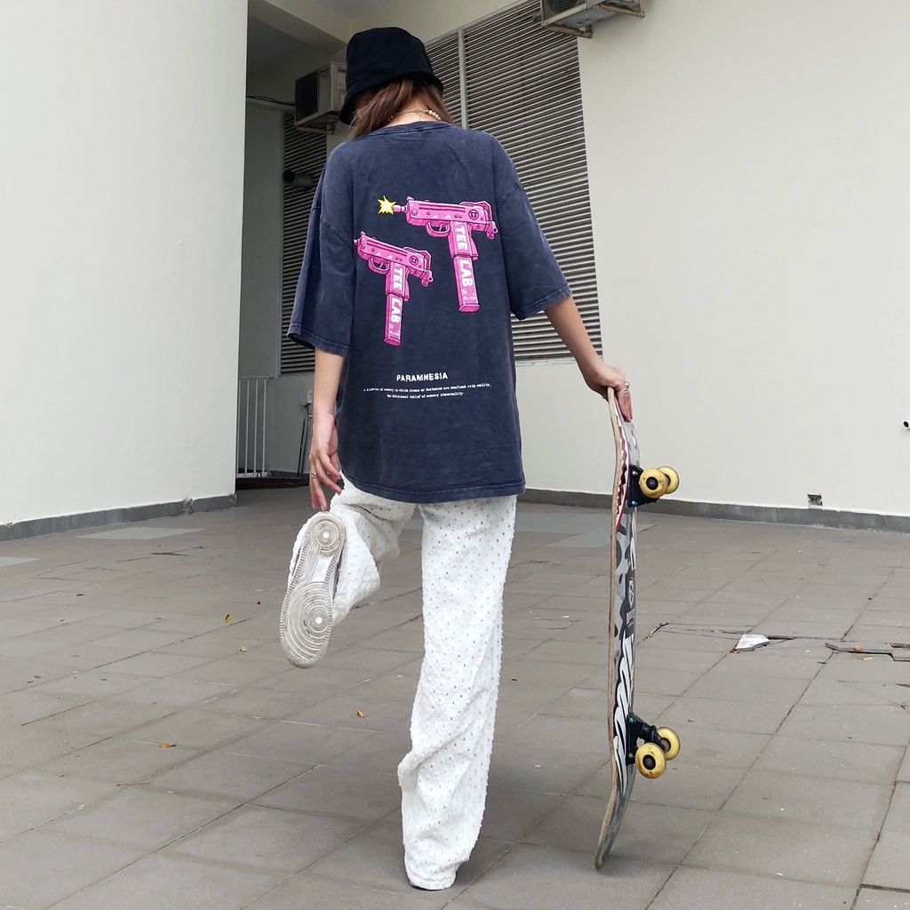 LUCKÁo Thun Local Brand Unisex Teelab Paramnesia TS098