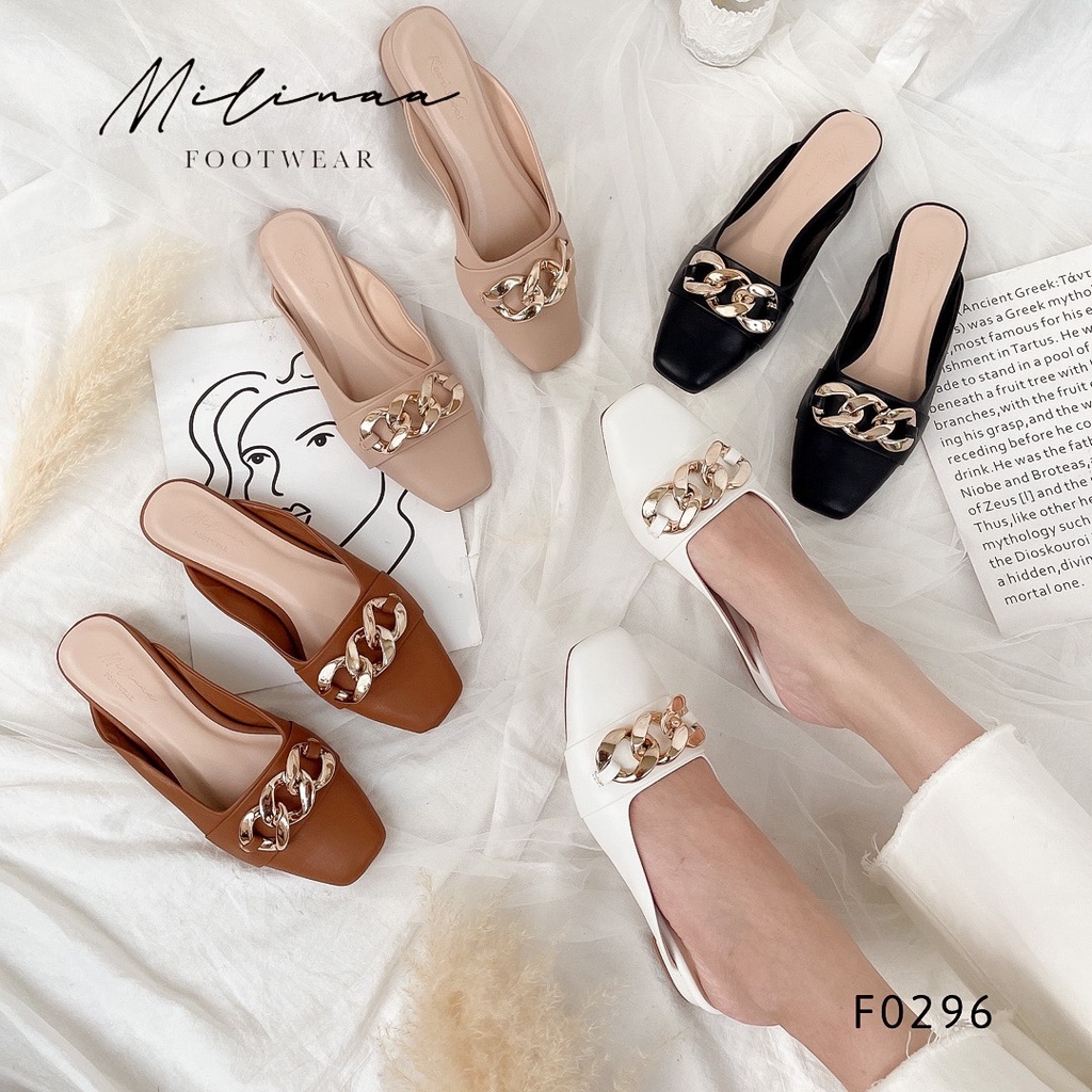 Giày sục hai phân khoá xích to f0296