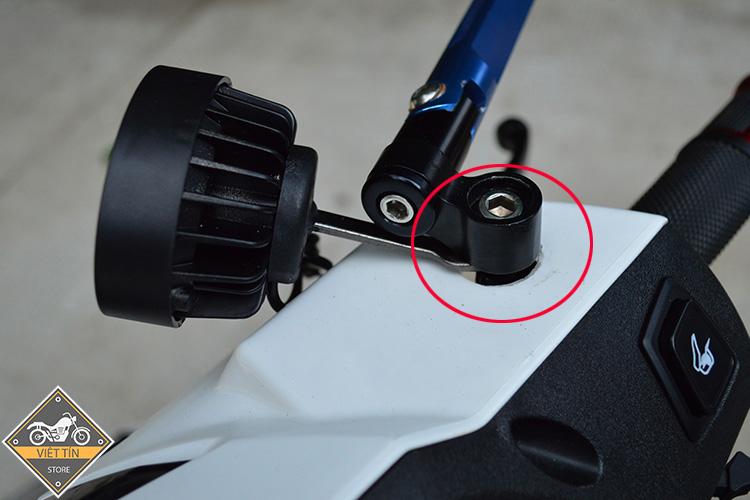 Đèn Trợ Sáng Gắn Gương Xe Máy core 2 C4 A1 (1 chiếc) - Kmart