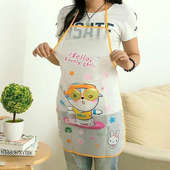[HCM]Tạp Dề Rửa Chén Chống Thấm Cute tạp dề nấu bếp