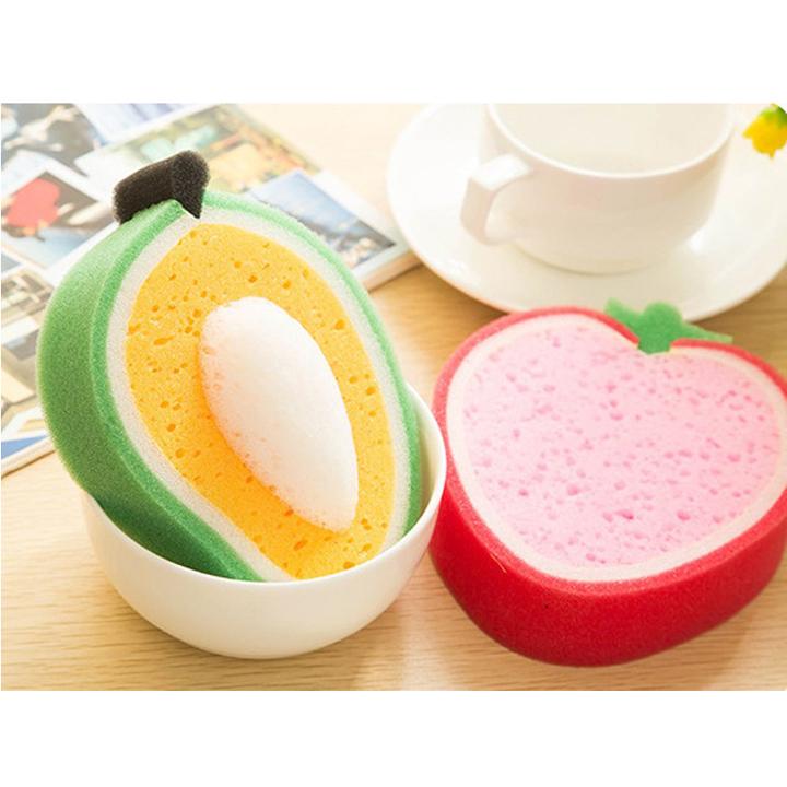 Combo 2 miếng rửa chén hình trái cây